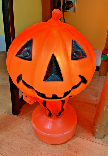 Vintage jack lantern pumpkin - jack-o-lantern,